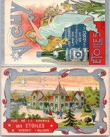 03 VICHY - Carte Publicitaire Depliante Source Des Etoiles. - Vichy