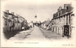 50 PONTORSON - La Rue Saint Michel. - Pontorson