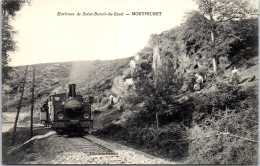 36 MONTPEURET - Le Passage Du Train  - Autres & Non Classés