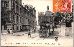 35 SAINT SERVAN - Le College Et L'hotel De Ville (tramway) - Saint Servan