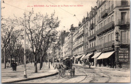 34 BEZIERS - La Voiture De La Poste Sur Les Allees. - Beziers