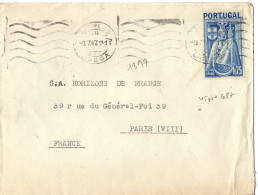 PORTUGAL YT N°687 SEUL SUR LETTRE OBLITERE POUR LA FRANCE - Covers & Documents