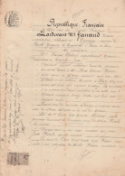 VP 2 FEUILLES - 1885 - CORMATIN - ST GENGOUX LE NATIONAL - CONLIEGE - MACON - PARIS - PRAYES - THISSEY - Manuscrits