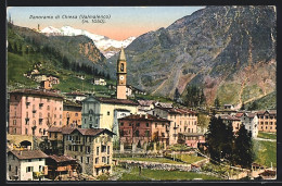 Cartolina Chiesa In Valmalenco, Panorama  - Altri & Non Classificati