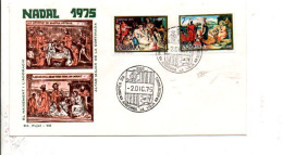 ANDORRE ESPAGNOL FDC 1975 NOEL - Navidad