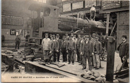 76 LE HAVRE - La Gare Apres L'accident Du 17 Juin 1907 - Ohne Zuordnung