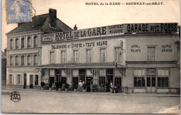 76 GOURNAY EN BRAY - Vue De L'hotel De La Gare. - Gournay-en-Bray