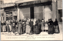 60 NOYON - Queue Devant La Charcuterie (mars 1917) - Noyon