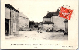 21 AIGNAY LE DUC - La Place Et Fontaine De Lamargelle  - Aignay Le Duc