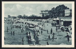 Cartolina Terracina, Spiaggia Ponente  - Andere & Zonder Classificatie