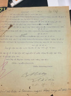 South Vietnam Letter-sent Mr Ngo Dinh Nhu -year-26/12/1953 No-424- 1 Pcs Paper Very Rare - Historical Documents