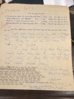 South Vietnam Letter-sent Mr Ngo Dinh Nhu -year-4/12/1953 No-421- 1 Pcs Paper Very Rare - Documents Historiques