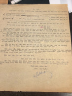 South Vietnam Letter-sent Mr Ngo Dinh Nhu -year-22/10/1953 No-26- 1 Pcs Paper Very Rare - Documents Historiques