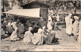 ALGERIE - MAISON CARREE - Le Marche, Cafe Maure. - Sonstige & Ohne Zuordnung