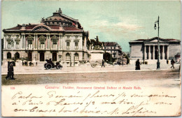 SUISSE - GENEVE - Theatre Et Monument Dufour. - Autres & Non Classés