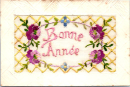 FANTAISIE - Bonne Annee (carte Brodee). - Sonstige & Ohne Zuordnung