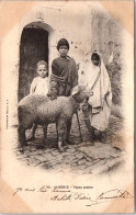 ALGERIE - Types Arabes (enfants Et Mouton) - Scene & Tipi