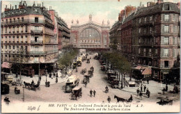 75010 PARIS - Le Boulevard Denain & La Gare Du Nord. - Arrondissement: 10