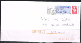 ORCH-L29 - FRANCE Flamme Illustrée Sur Entier Postal De Westhalten Sentier Botanique, Faune 1997 - Oblitérations Mécaniques (flammes)