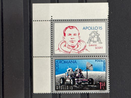 România MNH 1971 Apollo 15 - Europa