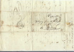 FRANCE Préphilatélie 1837: LAC De Rives-de-Giers (Loire) Pour Bordeaux (Gironde), Taxée 8 - 1801-1848: Precursors XIX