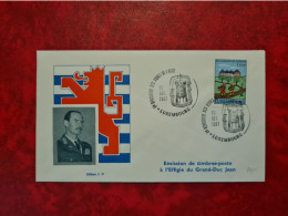 Lettre LUXEMBOURG  1967 FDC 400 RECONTRE DES JEUNES DE L' UCCE AUBERGE DE LA JEUNESSE - Otros & Sin Clasificación