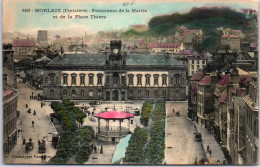 29 MORLAIX - Panorama De La Mairie Et La Place Thiers  - Morlaix