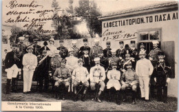 GRECE - CRETE - Gendarmerie Internationale A La Canee 1906 - Grecia