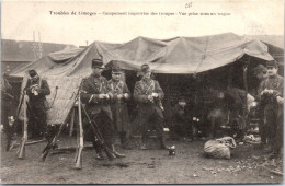 87 LIMOGES - Les Troubles, Campement Improvise Sous Un Wagon  - Limoges