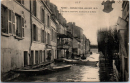 78 POISSY - Crue De 1910, Le Boulevard De Seine  - Poissy