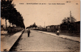91 MONTLHERY - La Route Nationale. - Montlhery