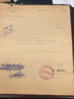 South Vietnam Letter-sent Mr Ngo Dinh Nhu -year-16/10/1953 No-so- 1 Pcs Paper Very Rare - Documents Historiques