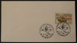 S038 Cachet Temporaire Sainte Mère Eglise 50 Manche D-Day 50 Anniversaire 5 6 Juin 1994 - Commemorative Postmarks
