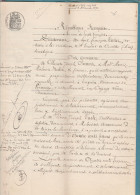 VP 4 FEUILLES - 1884 - OBLIGATION - ST TRIVIER DE COURTES - VERNOUX - ST NIZIER LE BOUCHOUX - TOURNUS - Manuscripten