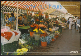 Nice- Marché Aux Fleurs - Belle Carte Animée Neutre - Ed. Mar N°14016 (format 10x15cm) - Mercati, Feste