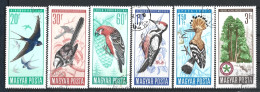 Hungary 1966 Birds Y.T. 1809/1814 (0) - Used Stamps