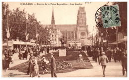45 ORLEANS - Entree De La Foire Exposition - Les Jardins  - Orleans