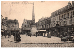 28 CHARTRES - Vue D'ensemble De La Place Marceau. - Chartres