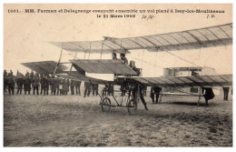 AVIATION - Farman & Delagrange A Issy Les Moulineaux (1908) - Autres & Non Classés