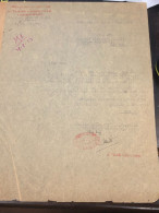 South Vietnam Letter-sent Mr Ngo Dinh Nhu -year-28/8/1953 No-358- 1 Pcs Paper Very Rare - Documents Historiques