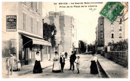 92 BECON LES BRUYERES - La Rue De Bois Colombes. - Andere & Zonder Classificatie
