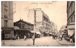 92 ASNIERES SUR SEINE - Vue De La Rue De La Station  - Asnieres Sur Seine