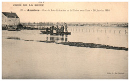 92 ASNIERES SUR SEINE - Rue De Bois Colombe Pendant La Crue De 1910 - Asnieres Sur Seine