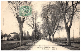 47 SAINTE LIVRADE - La Route Du Temple. - Autres & Non Classés