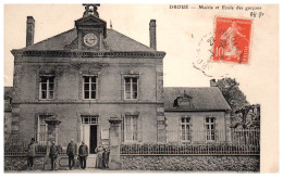 41 DROUE - Mairie Et Ecole Des Garcons  - Droue