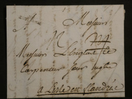 DO 5 FRANCE  LETTRE RR   1721 ?  TOULOUSE A L ISLE  + AFF. INTERESSANT++ - 1701-1800: Précurseurs XVIII