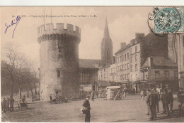 ****  14  ***  CAEN  Place De La Poissonnerie Et La Tour Du Roi  TTB   - Caen