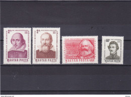 HONGRIE 1964 Yvert 1641 + 1646 + 1680 + 1682, Michel 2023 + 2028 + 2068 + 2070 NEUF** MNH Cote 2,60 Euros - Unused Stamps