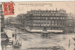 **** 75  ***   PARIS  Crue De La Seine La Place De Rome Inondée TTBE - La Crecida Del Sena De 1910