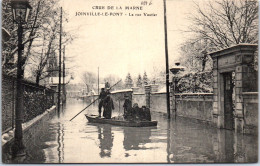 94 JOINVILLE LE PONT - La Rue Vautier Lors De La Crue De 1910 - Joinville Le Pont
